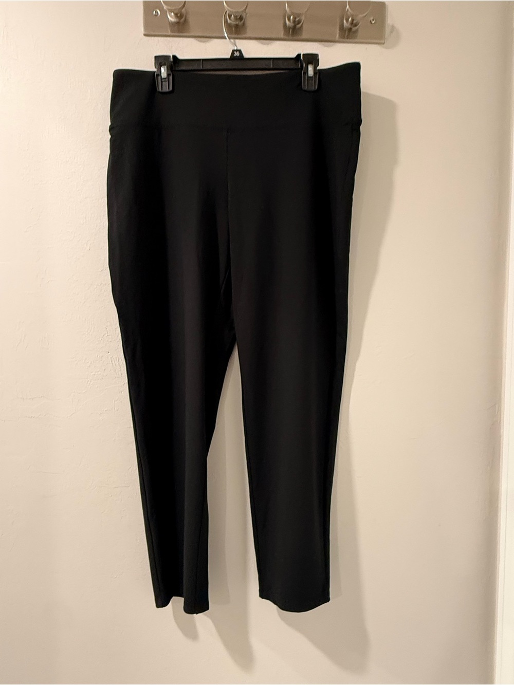J.Jill Women’s Black Pants — Smooth Fit High-Rise Slim Leg Comfy
